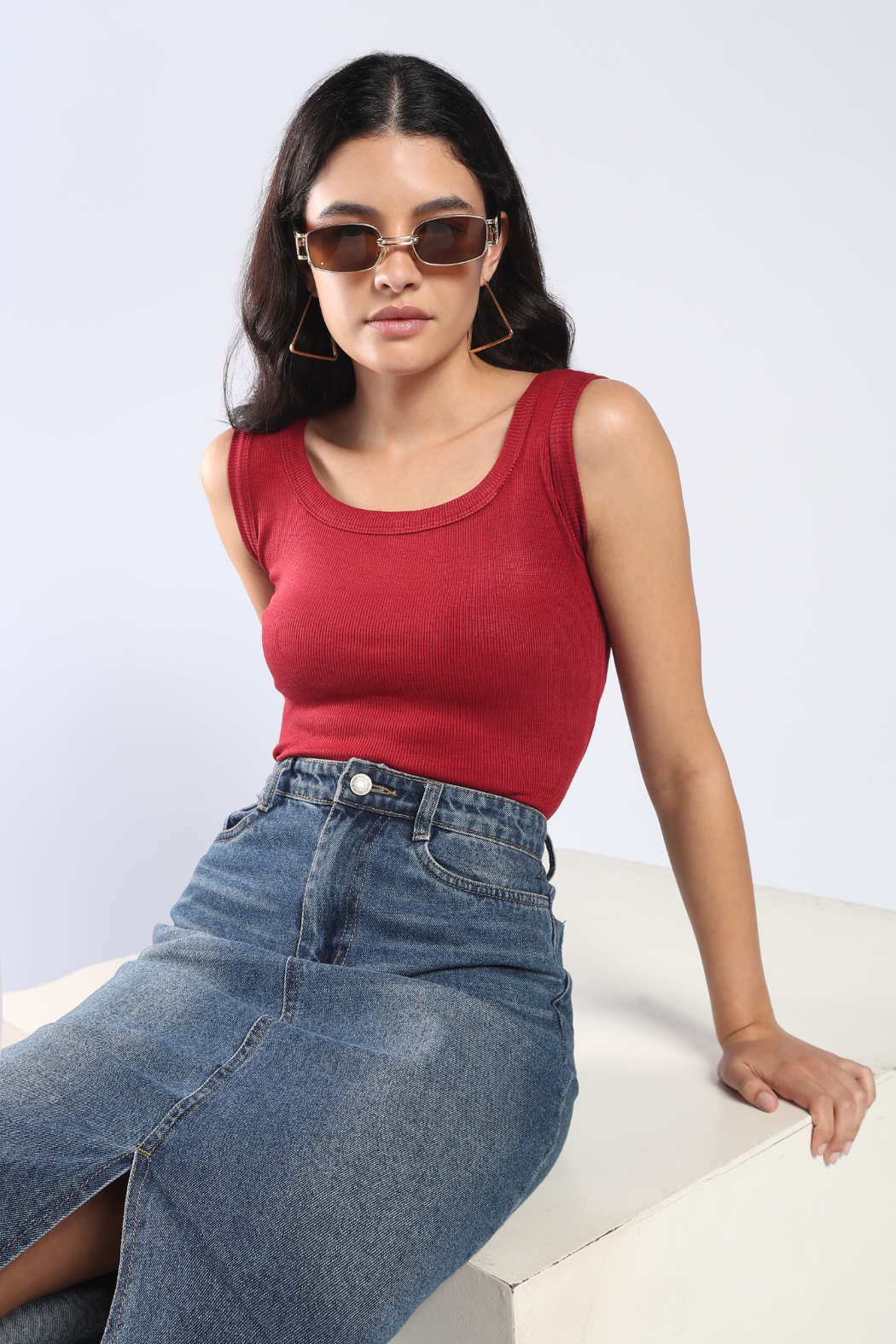 Regalia Ribbed Tank Top - Image 2