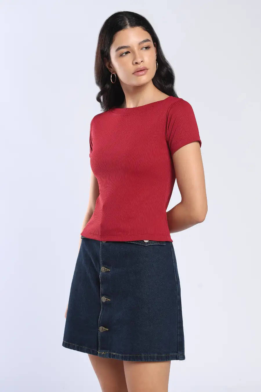 Celeste Ribbed Bamboo Top - Image 8