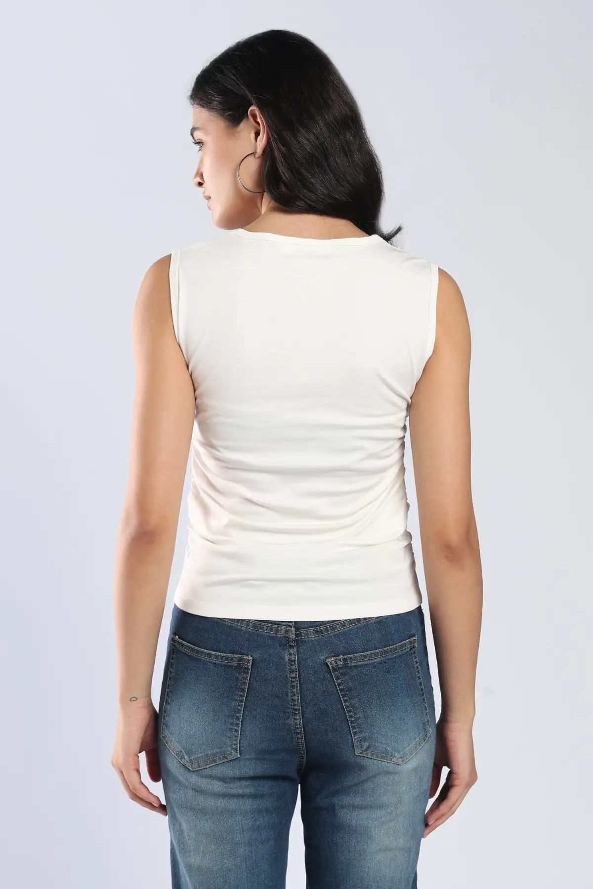 Vespera Ruched Bamboo Top - Image 9