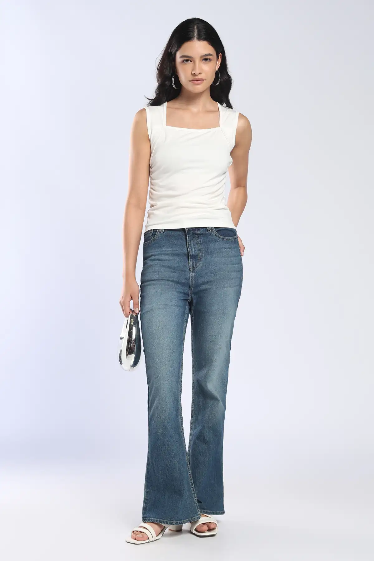 Vespera Ruched Bamboo Top - Image 4