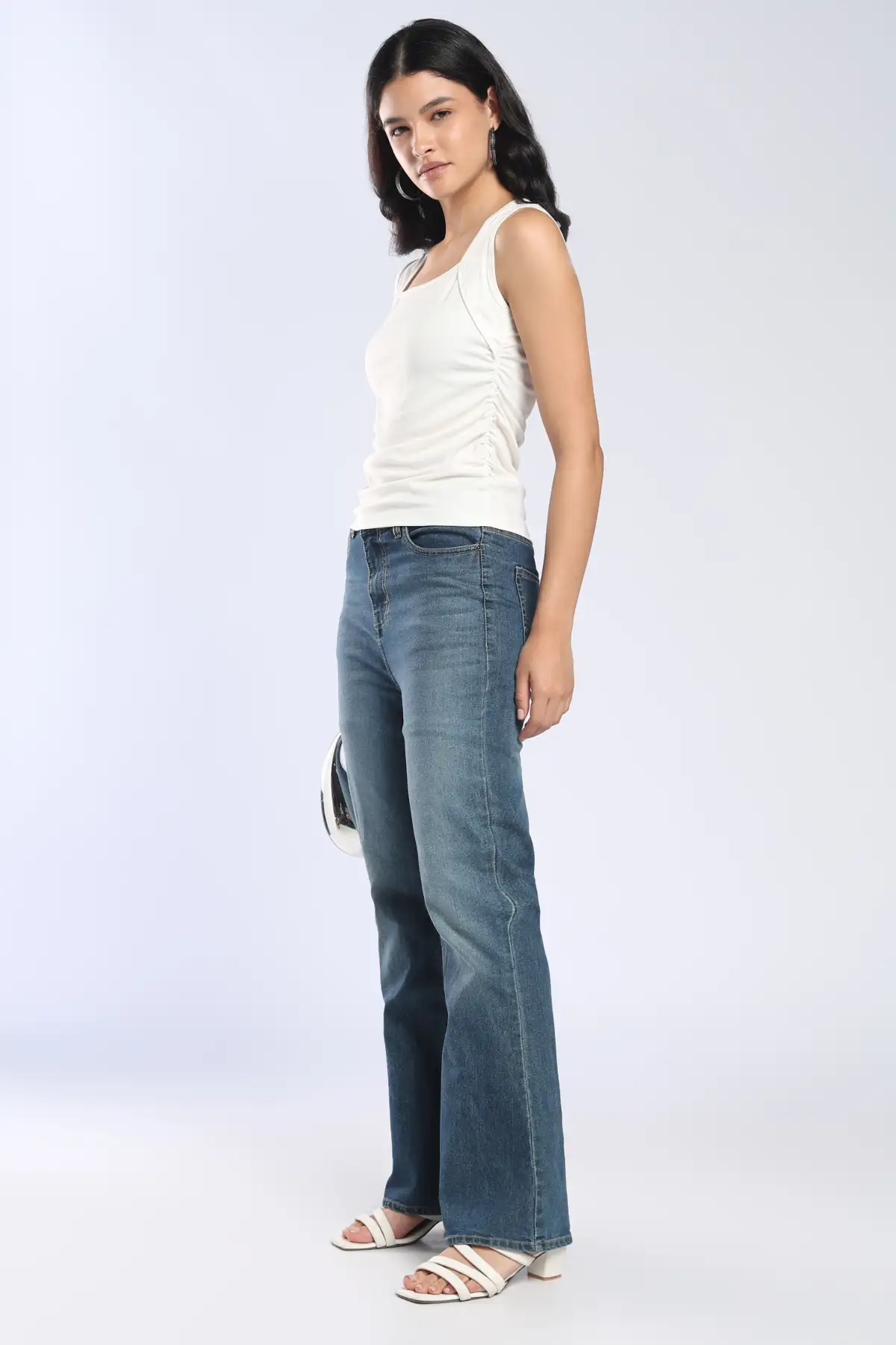 Vespera Ruched Bamboo Top - Image 3