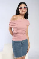 Solène Drop Shoulder Bamboo Top - M